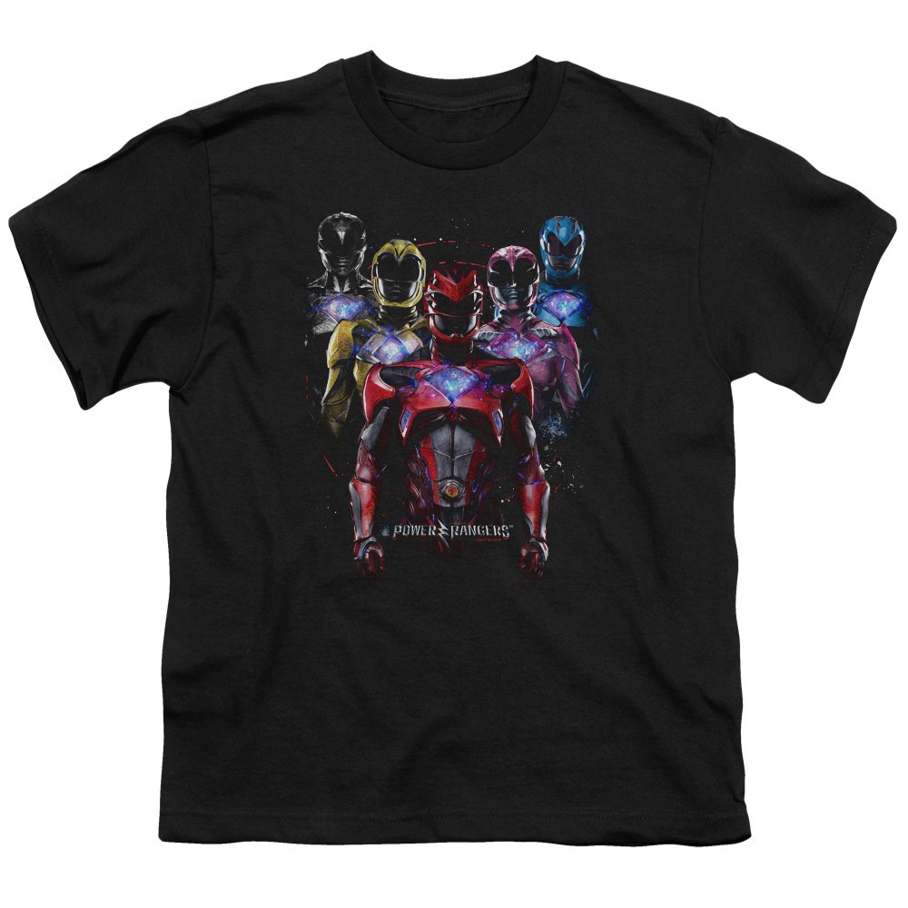 Power Rangers Team T-Shirt for Boys & Girls - Unisex Youth Graphic Tee - Perfect for Halloween, Cosplay & Casual Wear