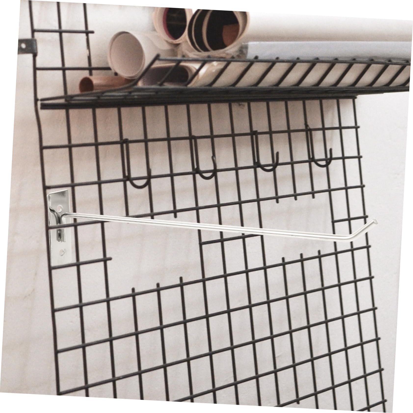 OHPHCALL Heavy Duty Metal Wall Hooks - Pegboard Hooks for Supermarket Shelves & Retail Displays - Easy Installation - Perfect for Organizing Tools, Kitchenware & Retail Merchandise