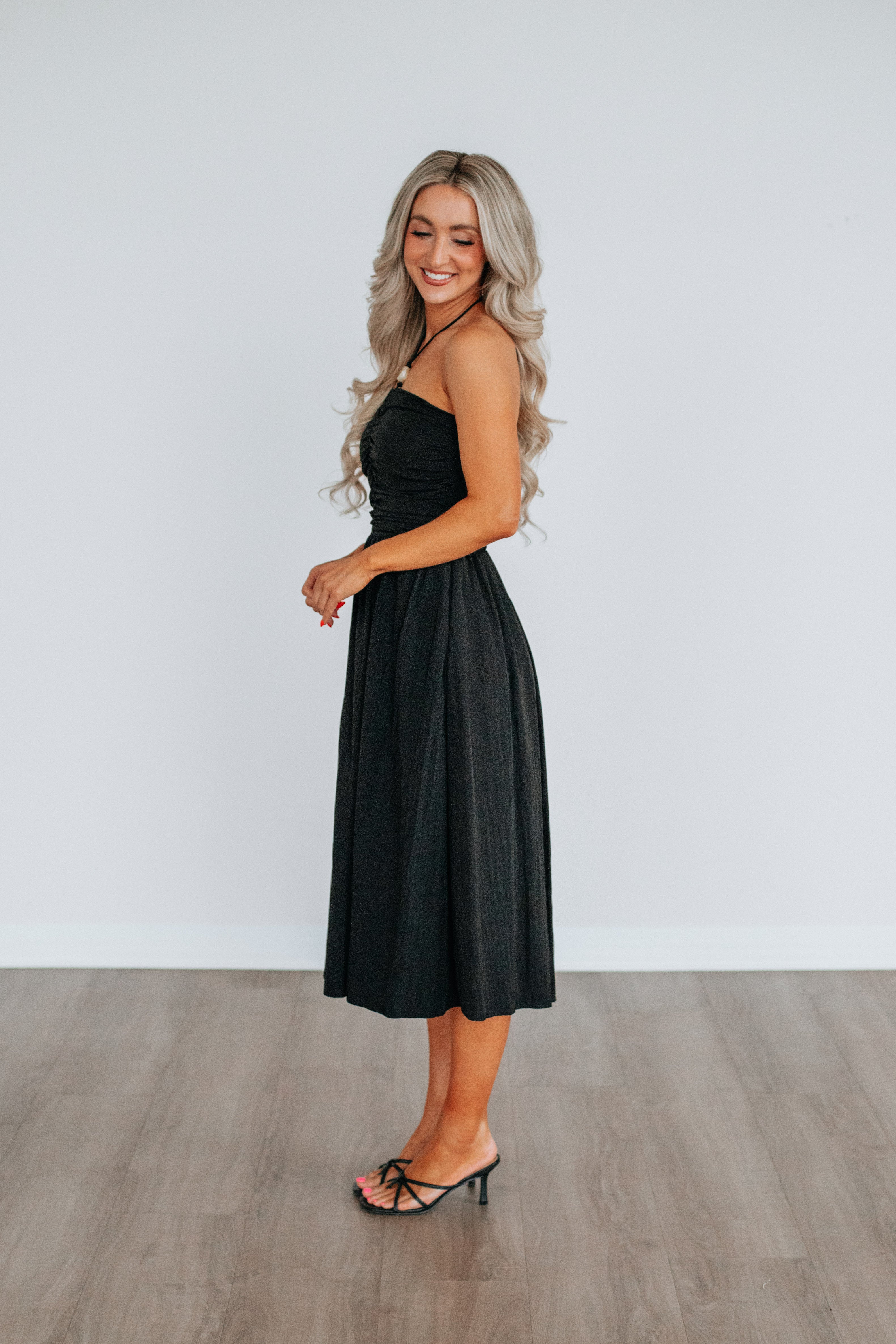 Alivea Women's Midi Dress - Flowy Summer Casual Dress with Pockets | Perfect for Beach, Vacation, and Everyday Wear