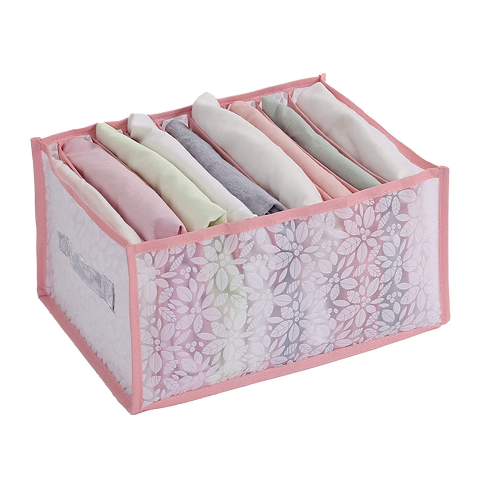 Mesh Drawer Organizer Box for Clothes & Baby Dresses - Multi-Compartment Storage Solution for Pants, Shirts & Accessories | Perfect for Nursery, Closet & Travel Organization
