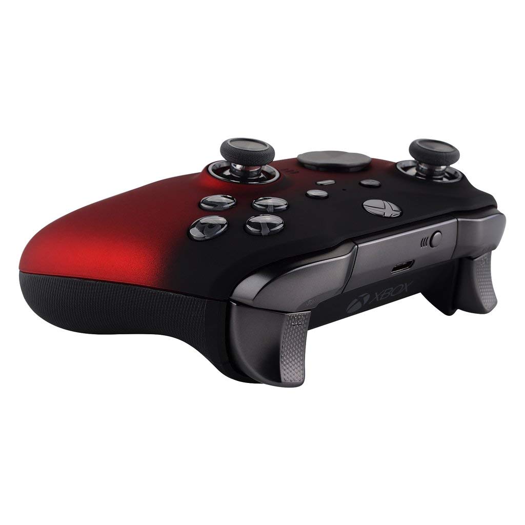 Wireless MODDED Controller for Xbox ONE Elite Series 2 & PC - FPS Gaming - Shadow Red