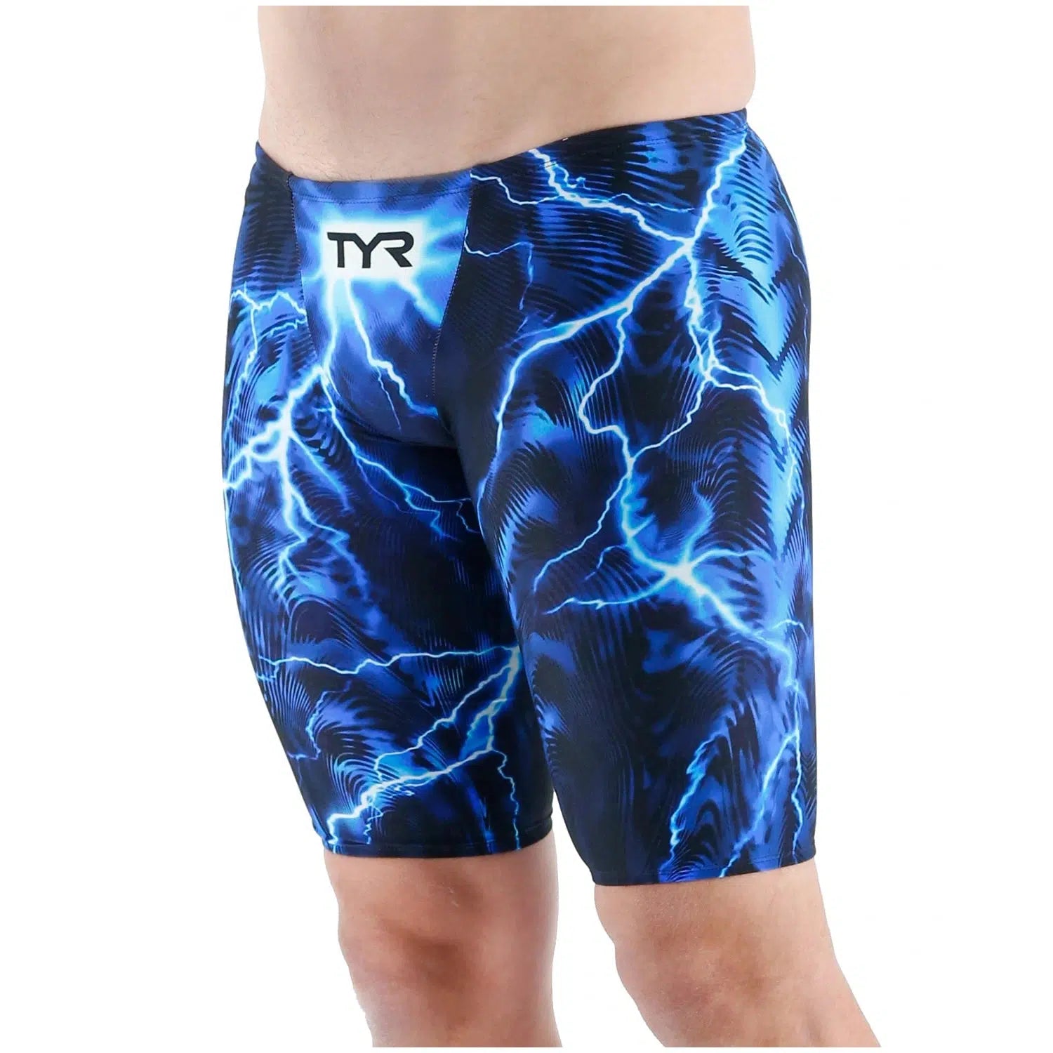 TYR Venzo Phantom Oblivion High Waist Competitive Swim Jammer - Perfect for Training & Racing | Men's Performance Swimwear for Lap Swimming & Swim Meets