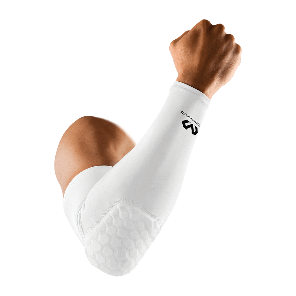 HEX® Compression Arm Sleeve for Basketball & Shooting Sports - Single Arm Support Sleeve for Men & Women - Improve Performance & Recovery During Training & Games