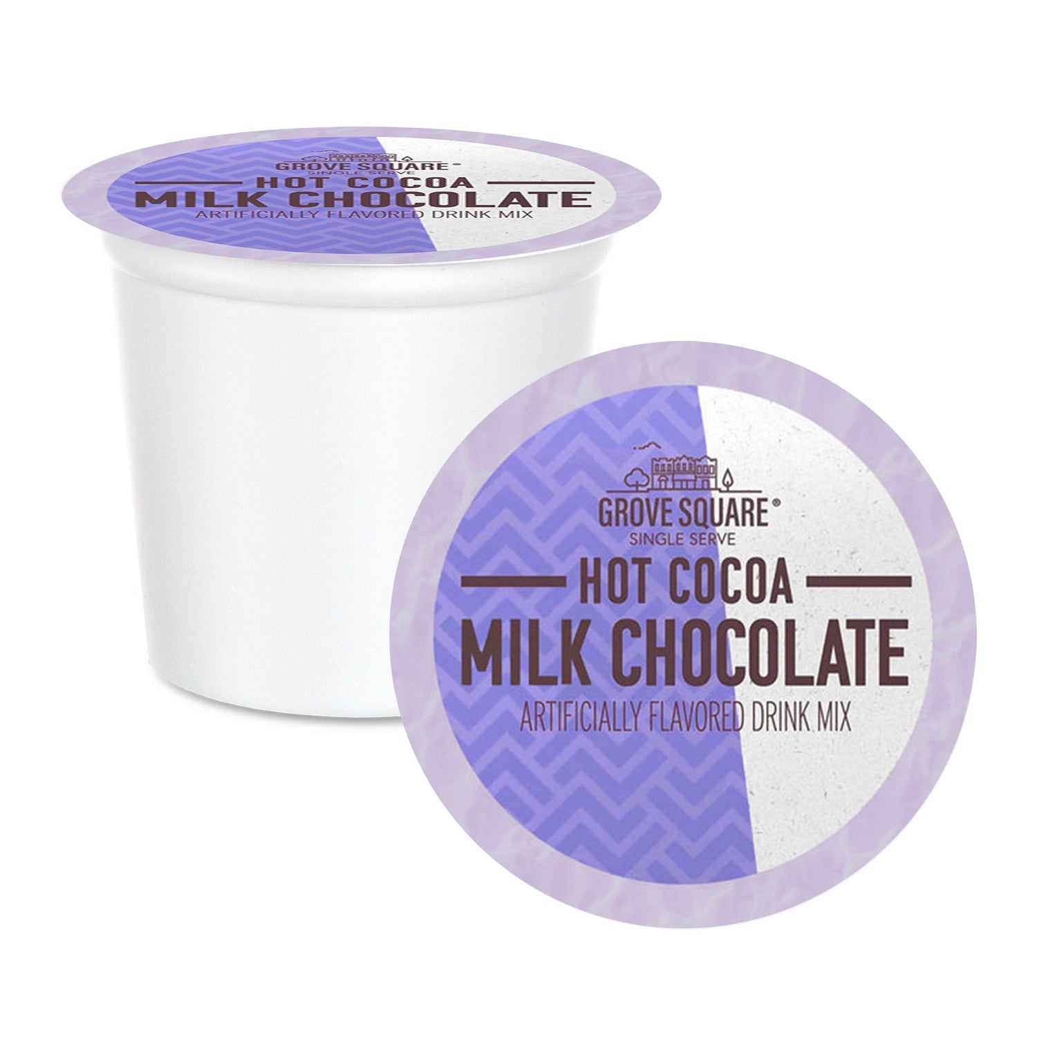Grove Square Milk Chocolate Single Serve Hot Cocoa Packets - 24 Count - Perfect for Office, Home & Gifts - Quick & Easy Hot Chocolate Drink Mix