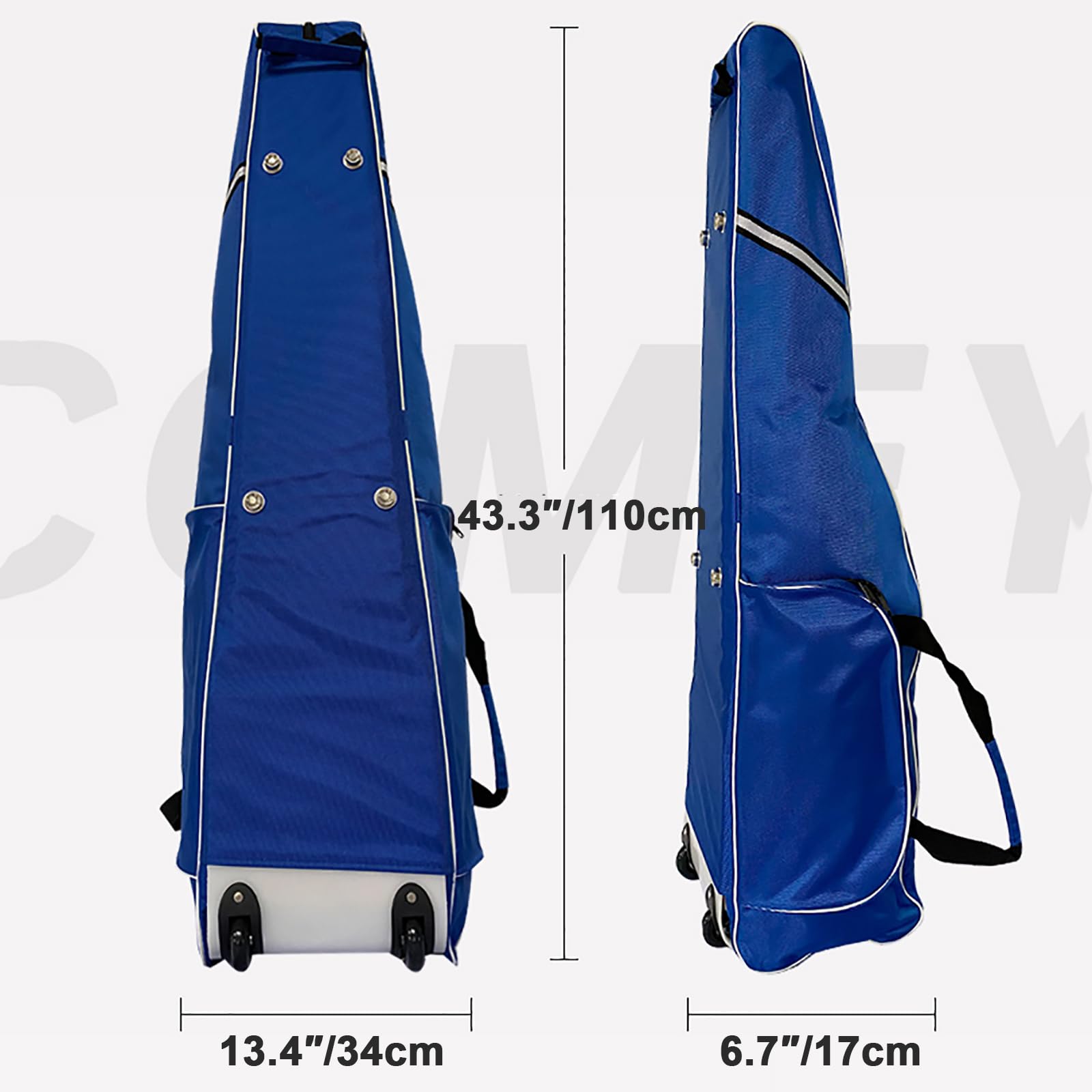 Lightweight Fencing Sword Bag with Wheels - Durable Waterproof Storage for Epee, Saber & Foil Equipment | Portable Roller Bag for Fencing Gear | Perfect for Competitions, Practice & Travel