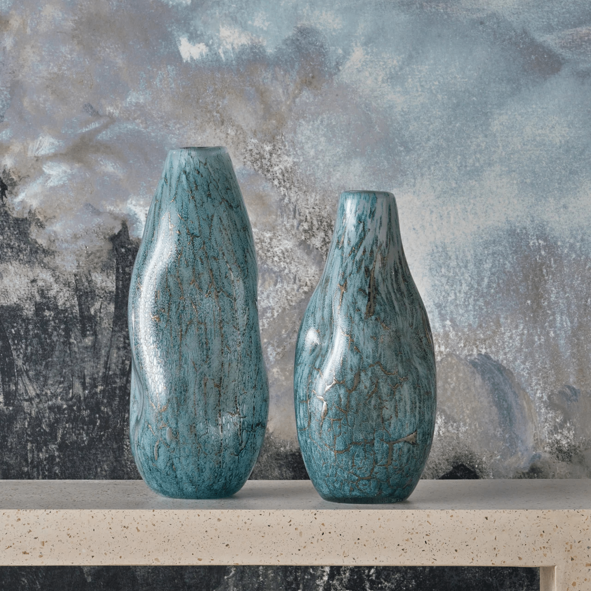 Tyne Vase - Elegant Ceramic Flower Vase in 2 Sizes (Small & Large) - Perfect for Home Decor, Wedding Centerpieces & Gift Giving