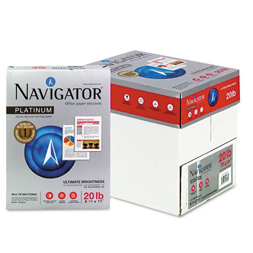 Premium Platinum Office Paper - 99 Brightness, 20lb, Letter Size, White (2,500 Sheets) - 2 Packs of 5 Reams - Ideal for Printing, Copying & Professional Documents