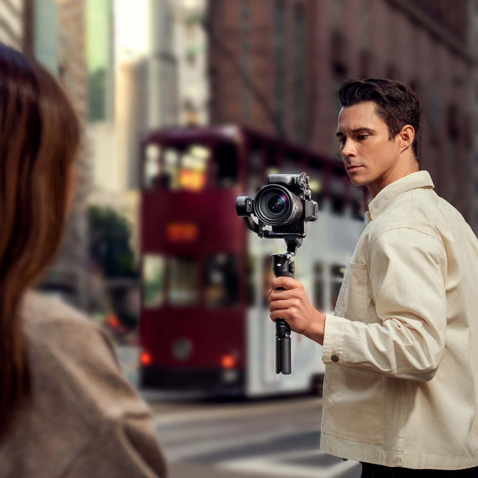 DJI RS 3 Mini 3-Axis Gimbal Stabilizer for Canon Sony Panasonic Nikon Fujifilm Cameras - 2kg (4.4lbs) Payload, Bluetooth Control, Vertical Shooting | Perfect for Vlogging, Travel & Action Videography