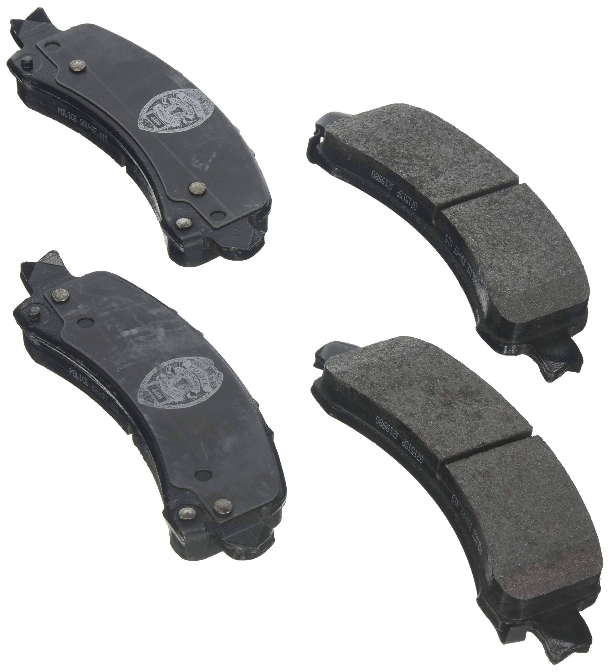 Raybestos SP974PSH Police Brake Pad Set - High-Performance Brake Pads for Police Vehicles & Emergency Fleets - Perfect for Pursuit, Patrol & Heavy-Duty Law Enforcement Use