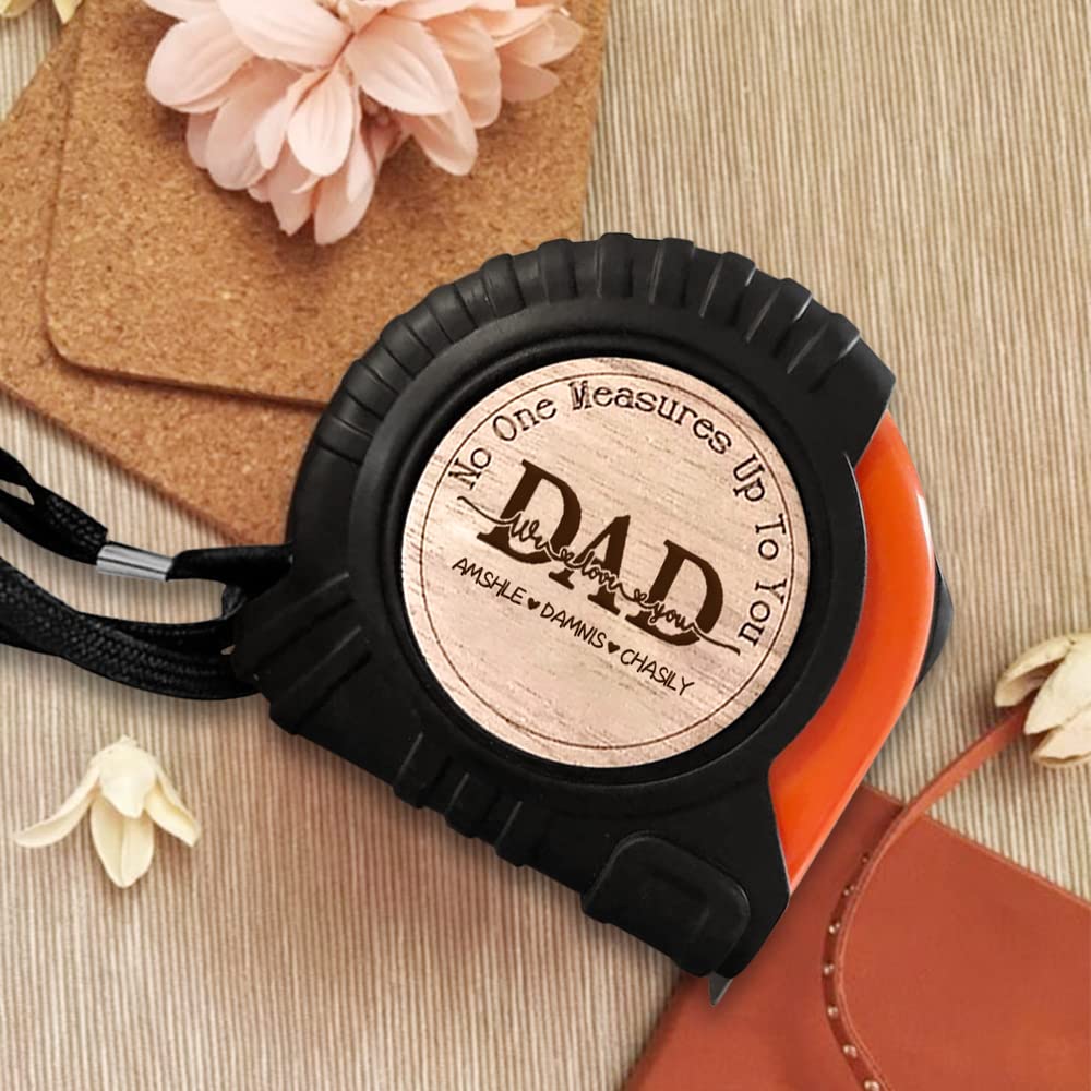 Custom Personalized Tape Measure for Dad - Engraved 