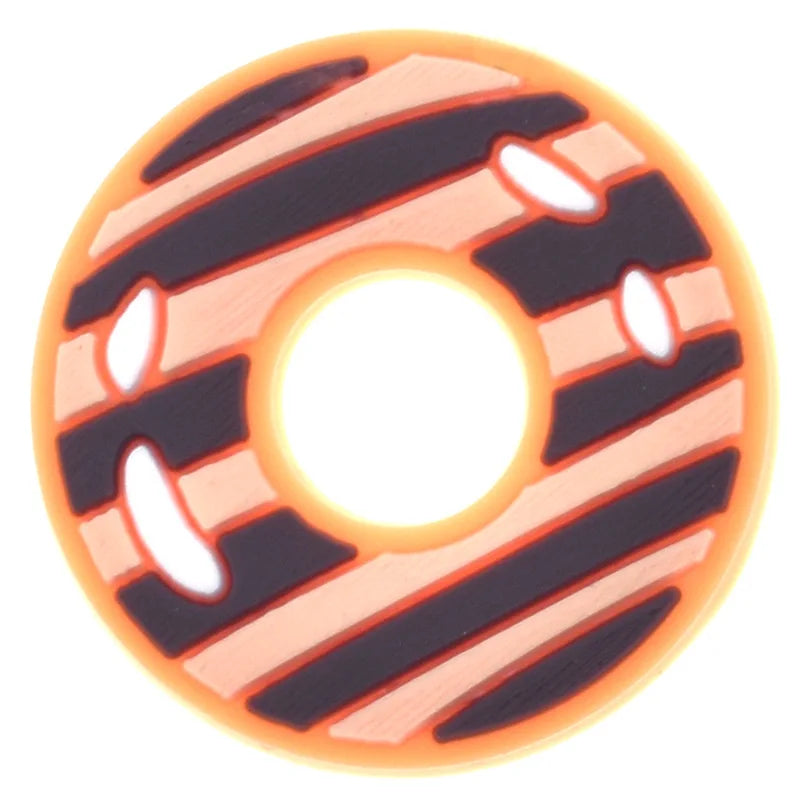 Trendy Donut Shoe Charms Pins for Crocs - Cute Decorative Accessories for Kids & Adults - Perfect Christmas, Birthday Party Gifts for Boys & Girls - Great for School, Travel & Casual Wear