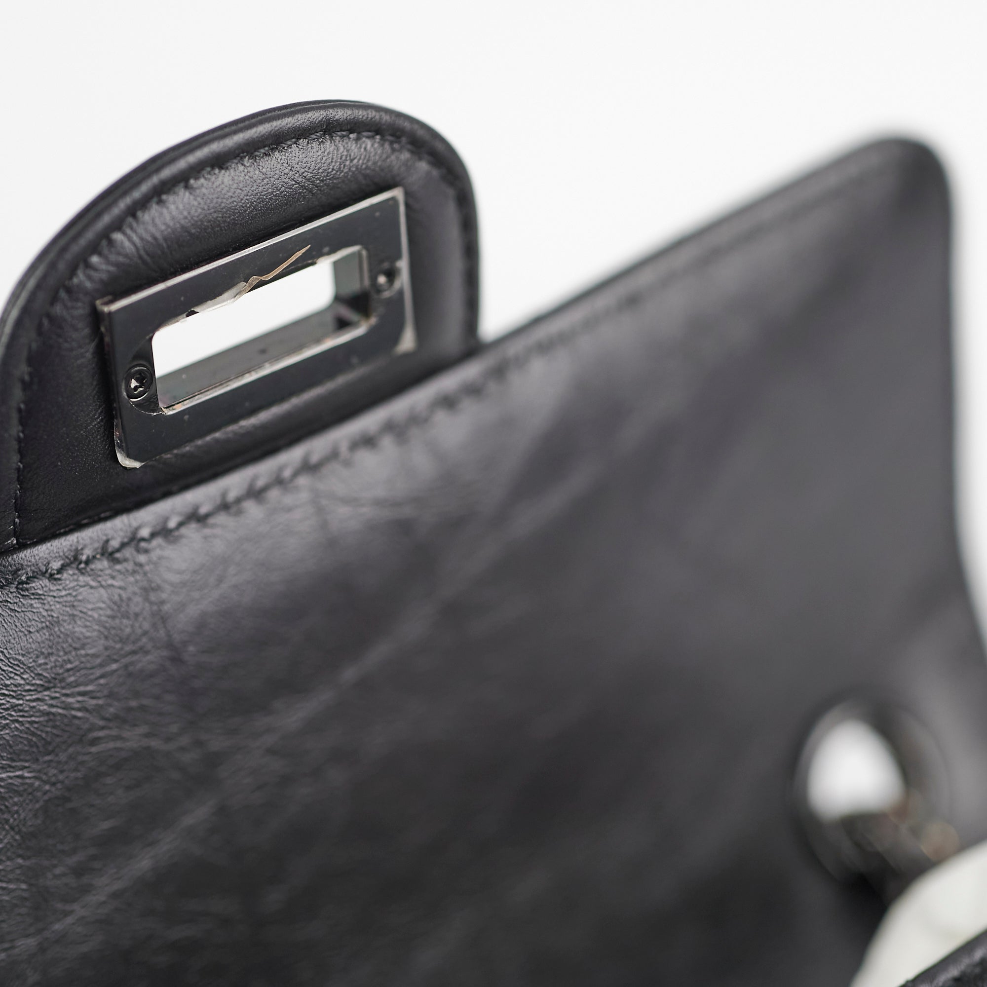 Chanel Mini Reissue 2.55 Black Leather Crossbody Bag for Women - Luxury Designer Handbag for Date Night, Parties & Everyday Use