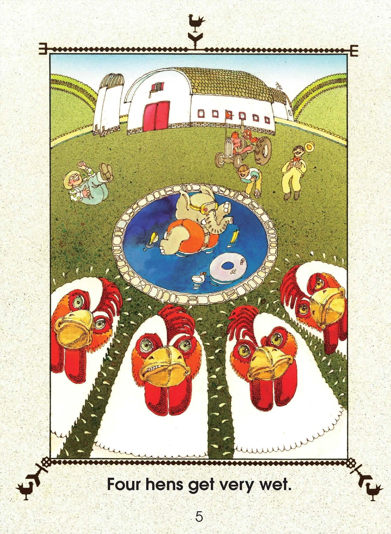 Nine Men Chase A Hen! - Level 1 Early Reader Book for Kids | Fun Phonics Learning & Beginner Reading Practice | Perfect for Homeschooling & Classroom Use