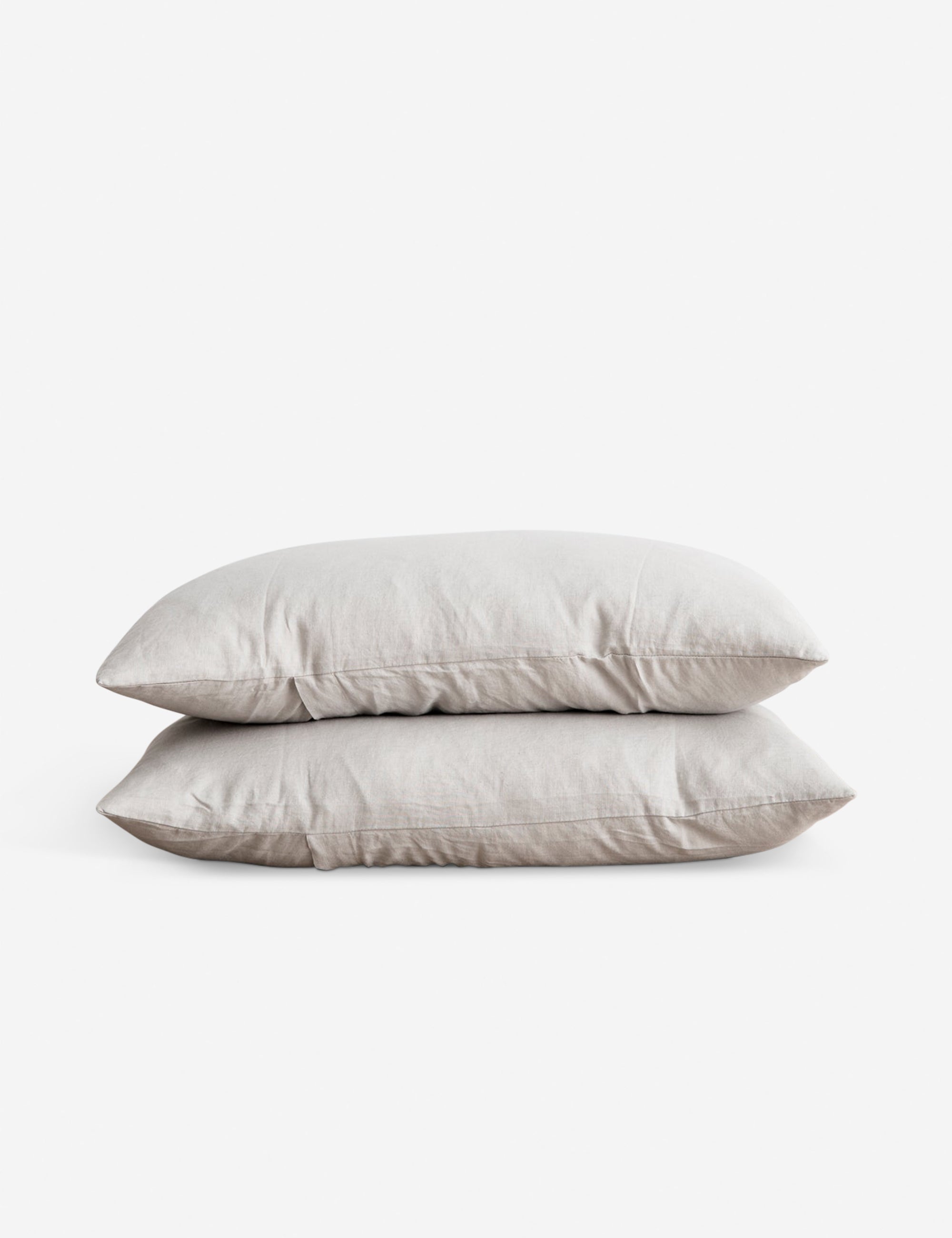 Premium European Flax Linen Pillowcase Set of 2 - 100% Natural Breathable Bedding for Cool Sleep - Perfect for Hot Sleepers & Luxury Home Decor