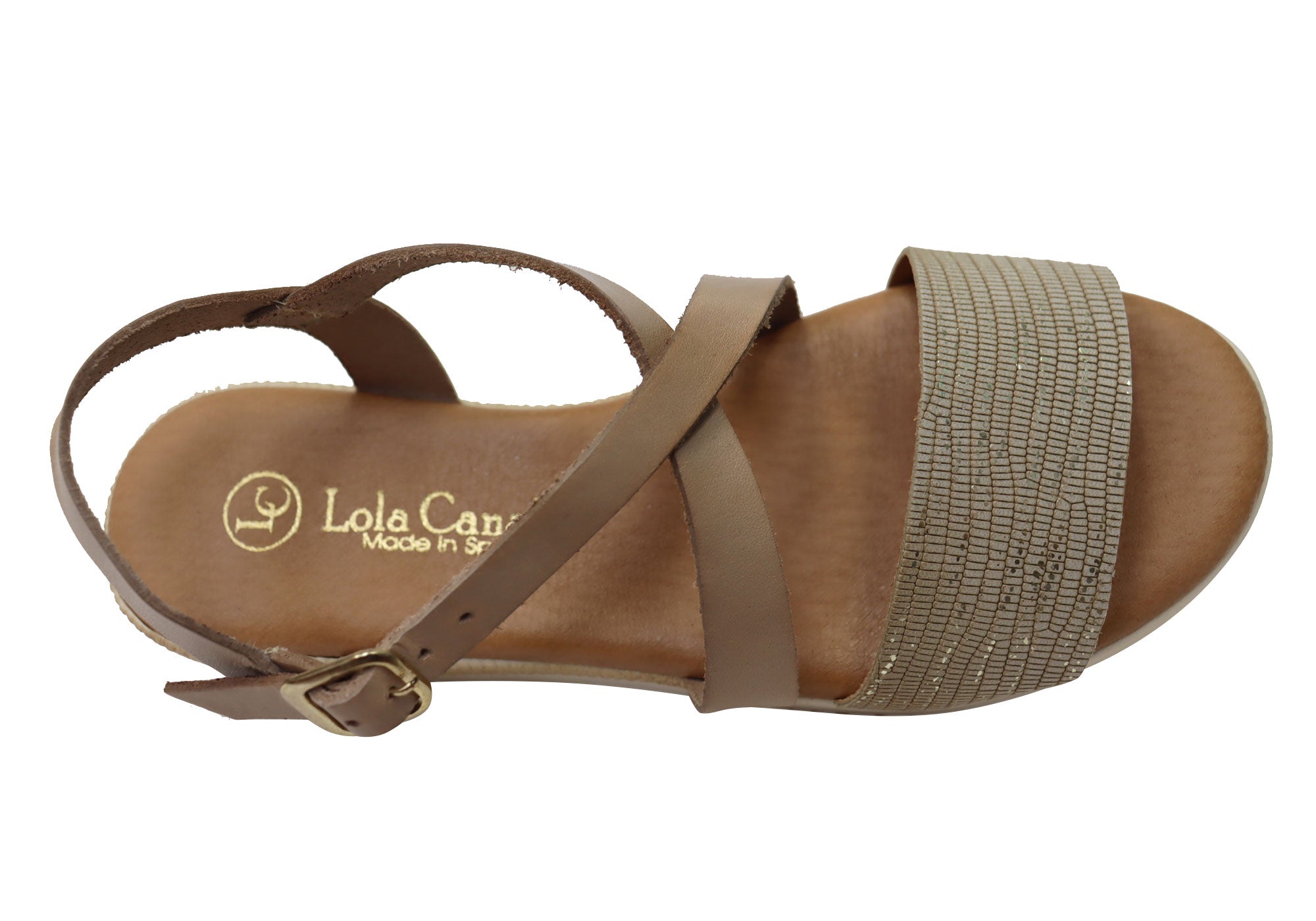 Lola Canales Cambridge Women's Comfort Leather Sandals - Handmade in Spain - Perfect for Summer Travel, Beach Vacations & Casual Outings