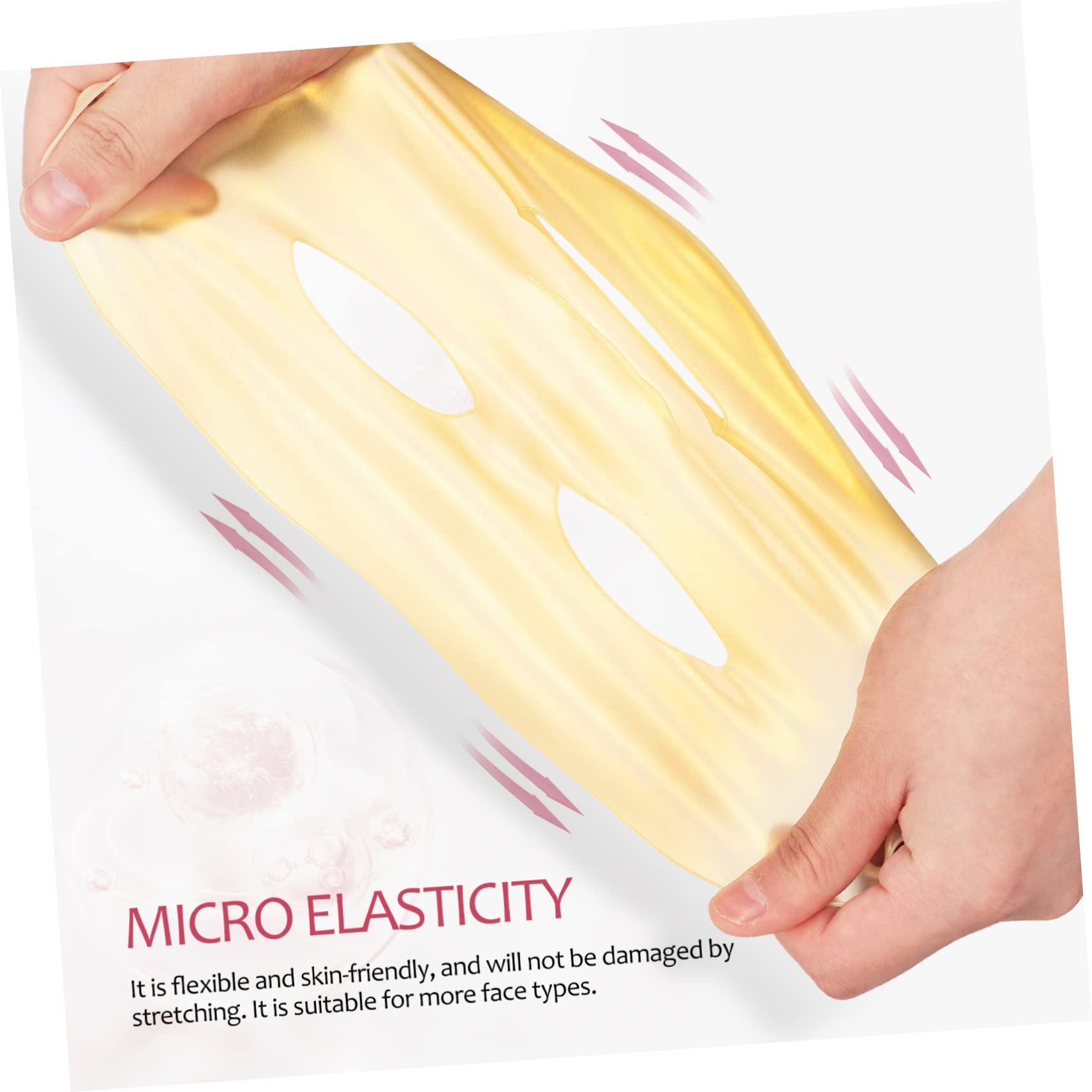 Baluue Reusable Silicone Sheet Mask Cover - 3D Face Mask Applicator for Moisturizing & Beauty - Women's Skincare Accessory (Perfect for Spa, Skincare Routine & At-Home Facial Treatments)