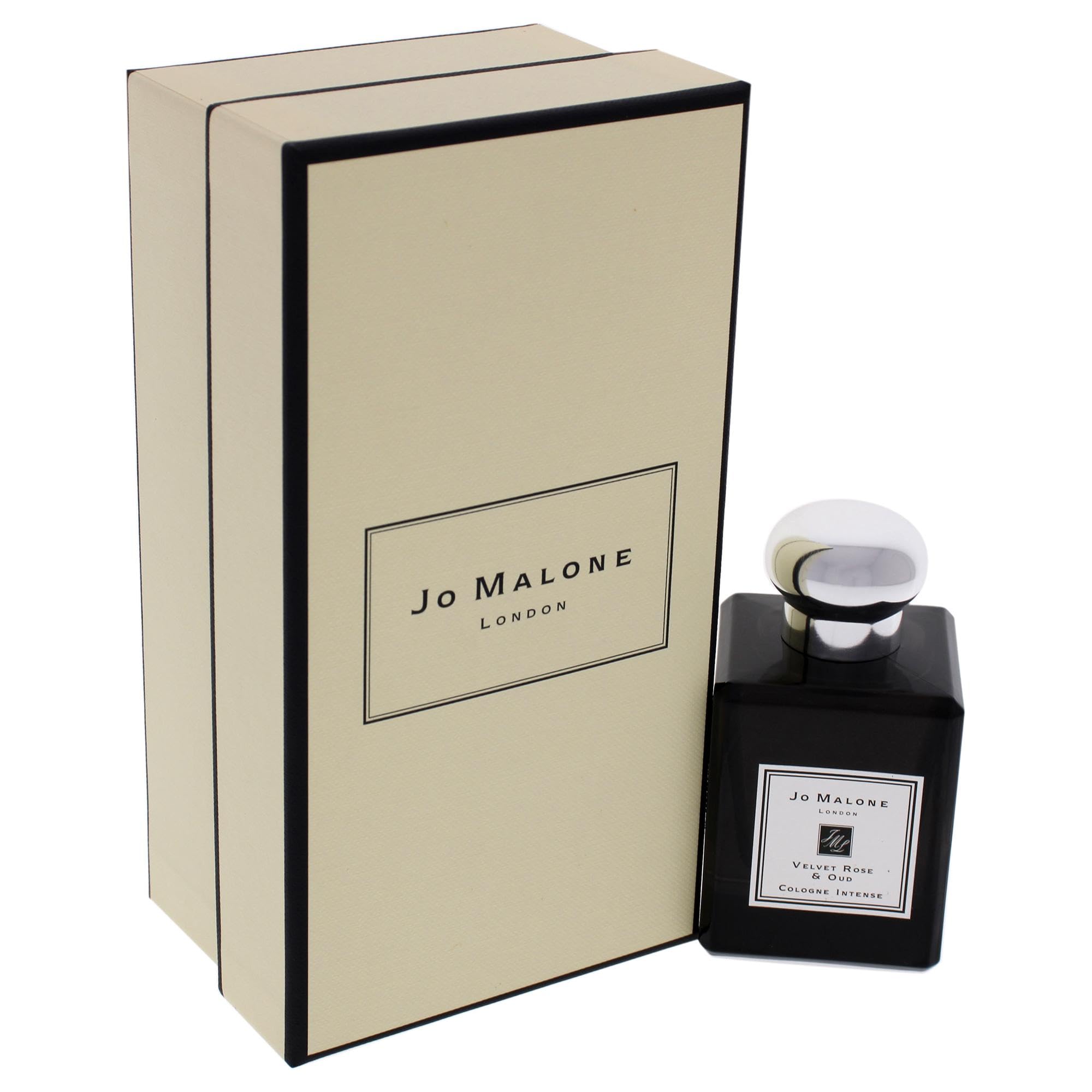 Jo Malone Velvet Rose & Oud Intense Cologne Spray for Women & Men - 1.7 Oz / 50ml Luxury Unisex Perfume, Long-Lasting Fragrance for Date Night, Special Occasions & Gift Giving
