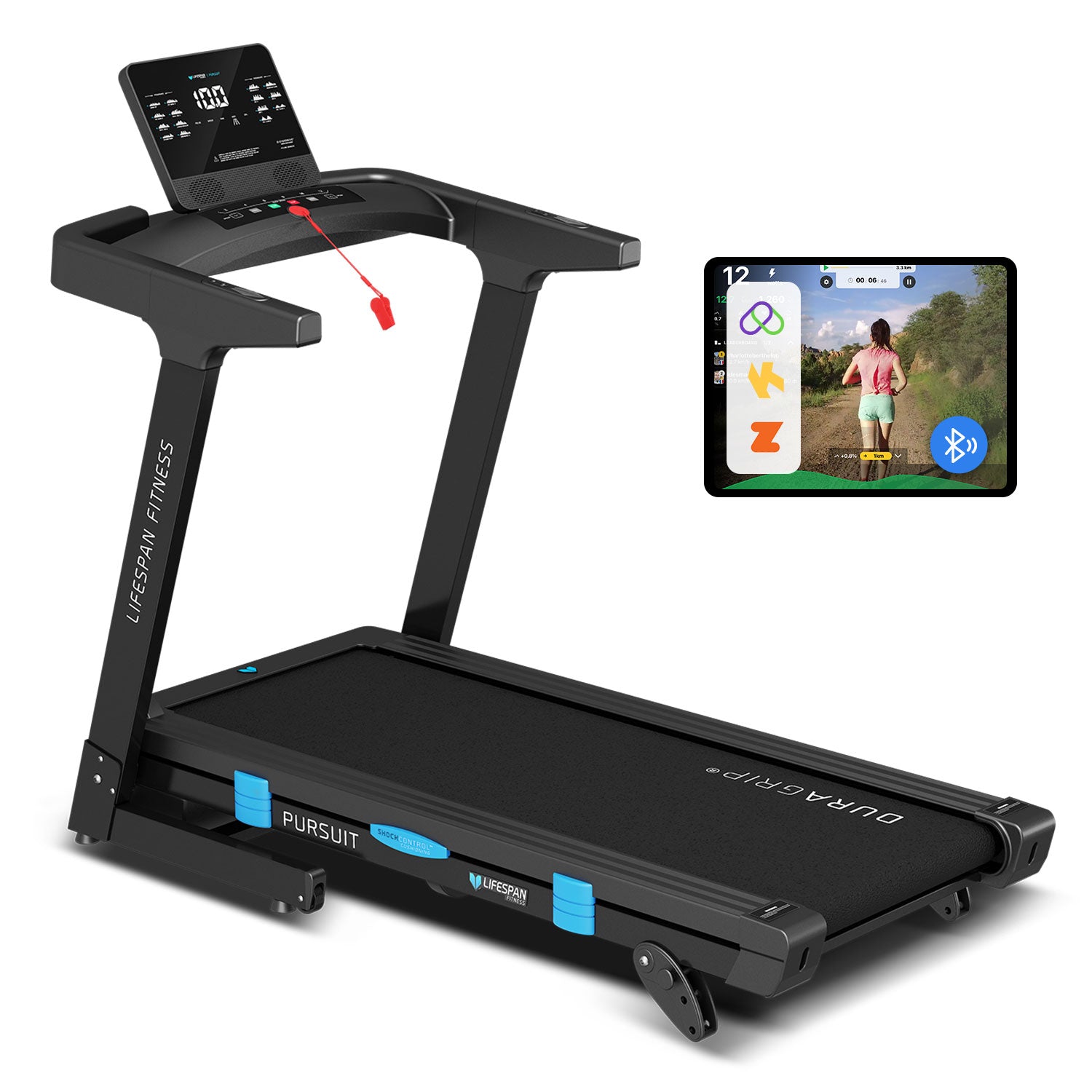 Premium Pursuit Treadmill - Foldable Electric Running Machine for Home Gym, Cardio Workout & Fitness Training - Perfect for Small Spaces, Apartment & Indoor Exercise
