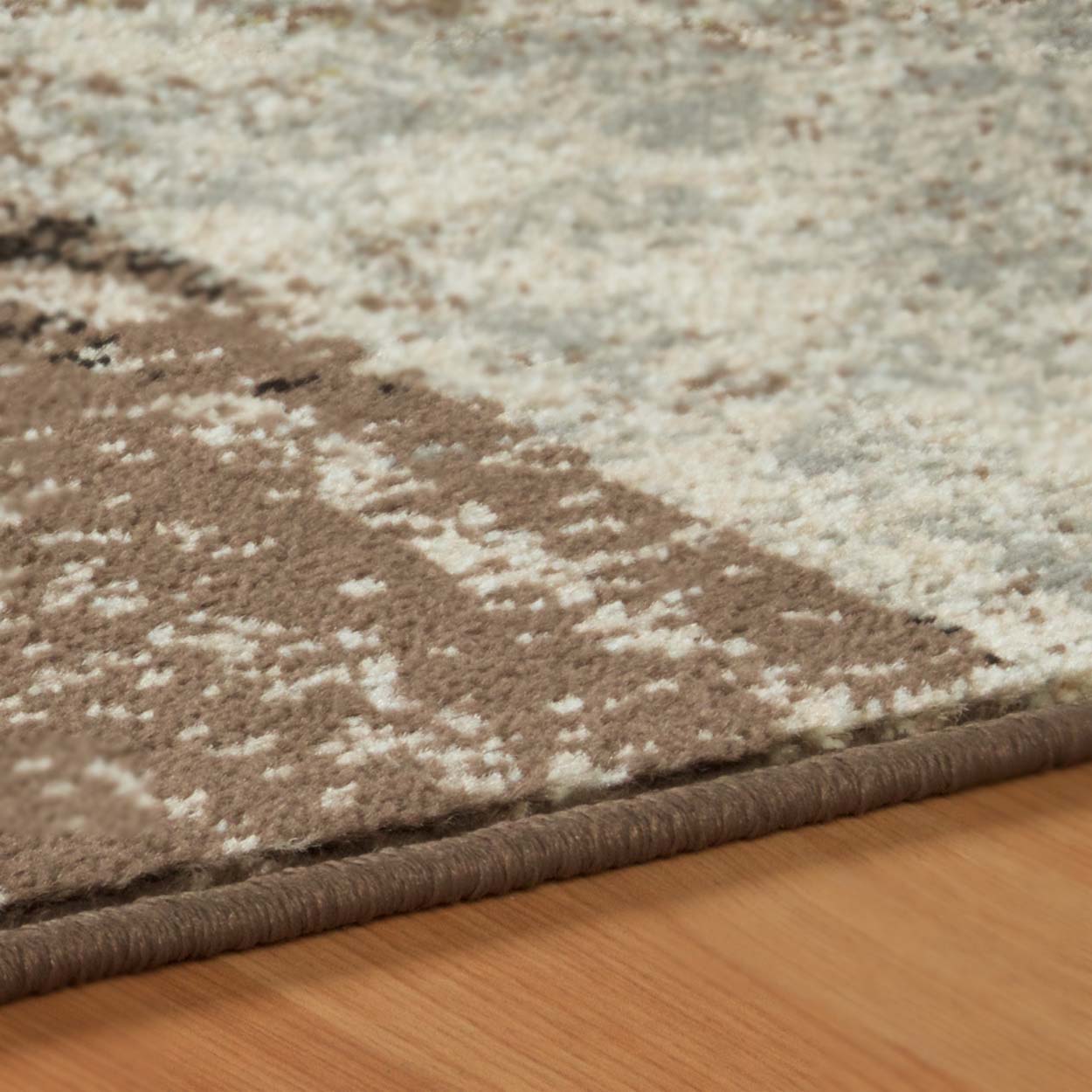Bristol Distressed Abstract Damask Indoor Area Rug - Non-Slip Living Room Carpet Runner for Bedroom, Hallway & Entryway Decor