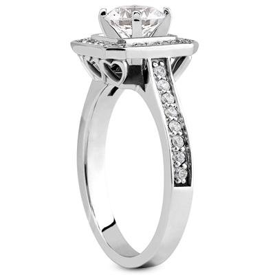 1.73 Carat TW Princess Cut Diamond Engagement Ring & Matching Wedding Band Set in Platinum - Perfect for Proposals, Anniversaries, and Bridal Jewelry