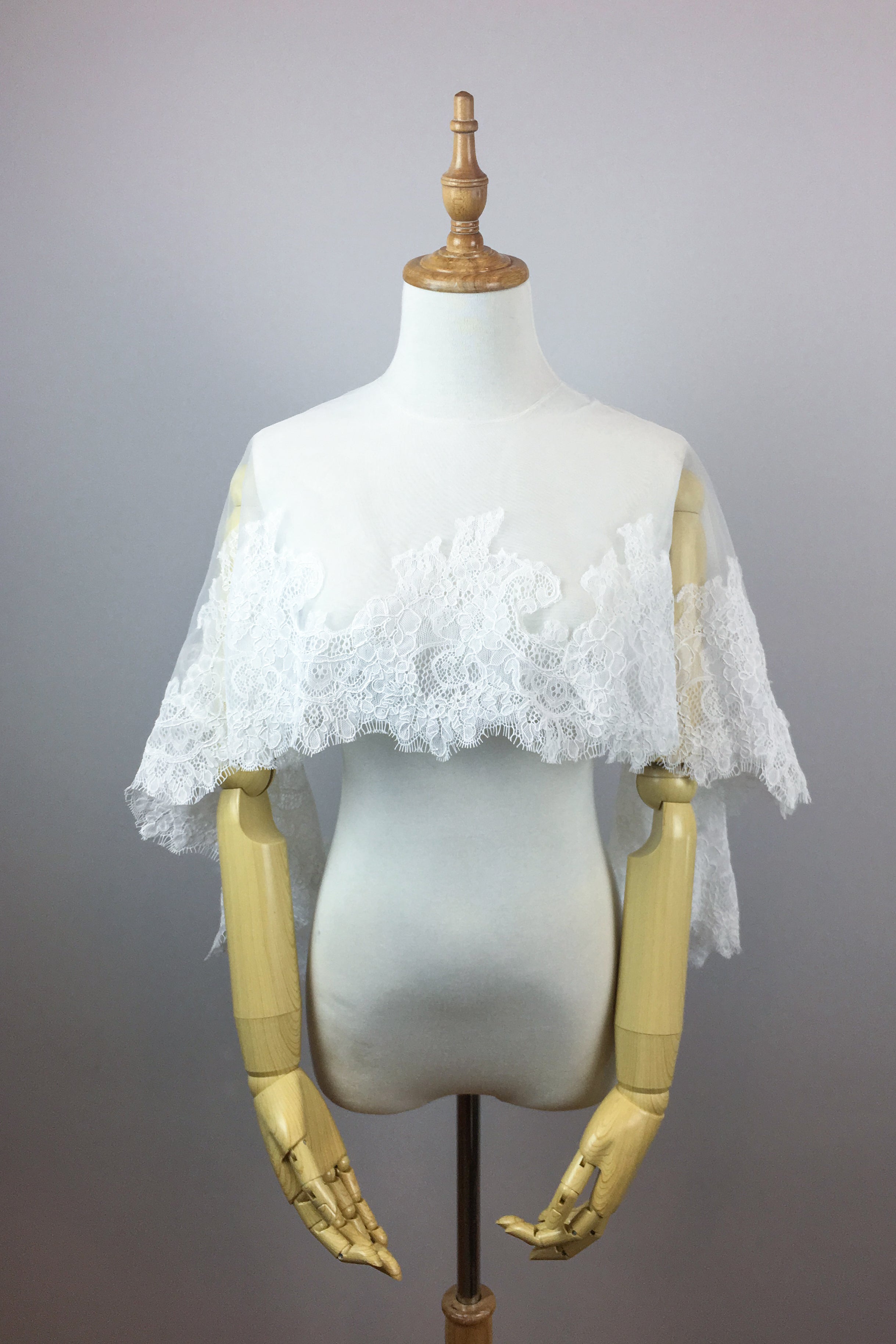 Elegant Lace Bolero Cover Up for Bridal Summer Weddings - Romantic Lace Top for Brides, Beach Weddings & Outdoor Ceremonies