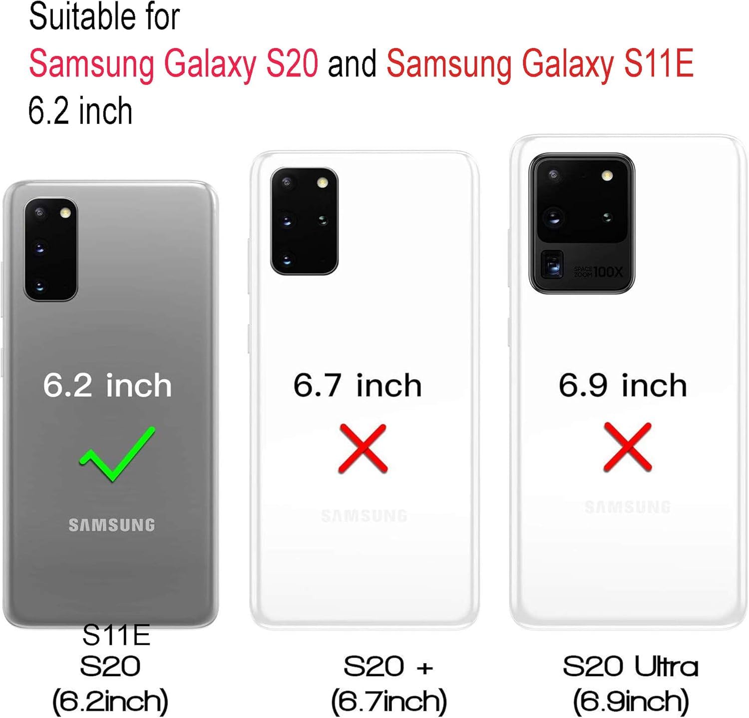 Premium Galaxy S20 5G Case with HD Screen Protector - Military-Grade Protection, Rotating Kickstand & Non-Slip Grip | Shockproof Hybrid Phone Cover for Samsung Galaxy S20 5G 6.2