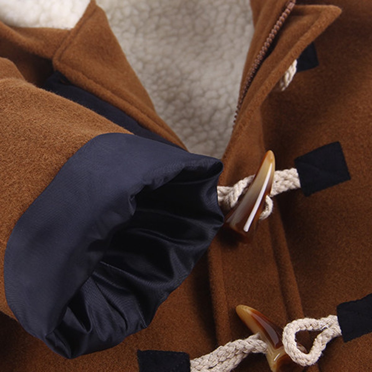 Warm Hooded Wool Jacket for Boys & Girls | Cozy Winter Outerwear for Kids | Perfect for School, Play & Outdoor Adventures