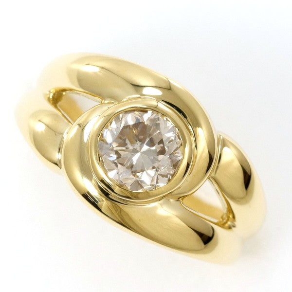18K Yellow Gold Brown Diamond Ring for Women - Elegant Engagement & Wedding Jewelry - Perfect for Proposals, Anniversaries, and Special Occasions