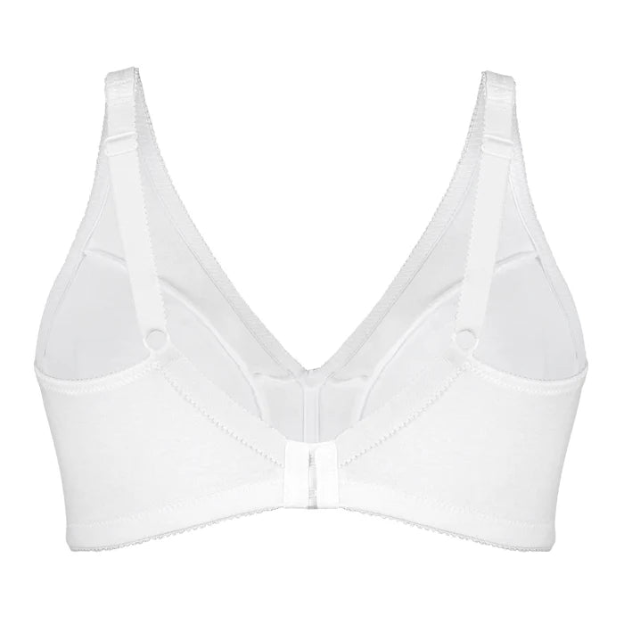 Wireless Cotton Bra for Women - Comfortable Unlined Seamed Cups - Perfect for Yoga, Sleep & Everyday Wear