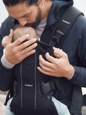BabyBjorn Baby Carrier One Air - Lightweight & Breathable Infant Carrier for Newborns to Toddlers - Perfect for Hiking, Travel & Everyday Use