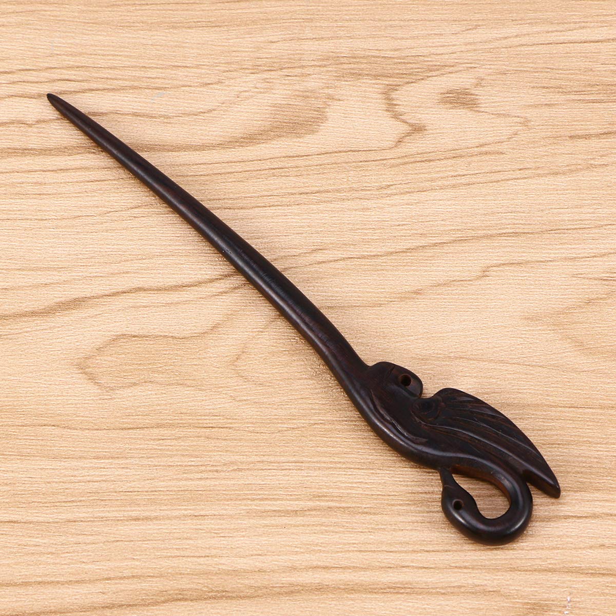 Handmade Chinese Style Wooden Hair Sticks for Women - Elegant Hair Chopsticks & Bun Pins for Long Hair Updos - Perfect for Weddings, Parties & Daily Hairstyling