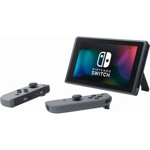 Nintendo Switch Console with Gray Joy-Con (Renewed) - Portable Gaming System for Home, Travel & Multiplayer Fun