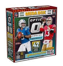 2023 Panini Donruss Optic Football Mega Box - 24 Packs, 192 Cards - NFL Trading Cards Collection for Collectors & Fans - Perfect for Fantasy Football, Sports Memorabilia & Gift Giving