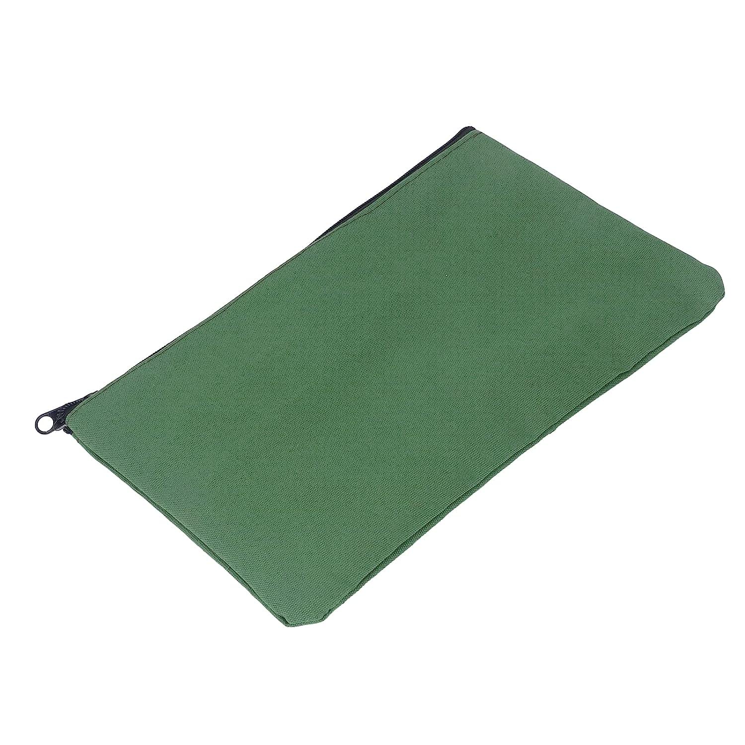 Ubersweet® Large Capacity Waterproof Wide Mouth Multifunction Tool Tote Bag - Army Green for Artisans, Nail Technicians & Mechanics - Perfect for Construction Sites, Home Repairs & Professional Workshops
