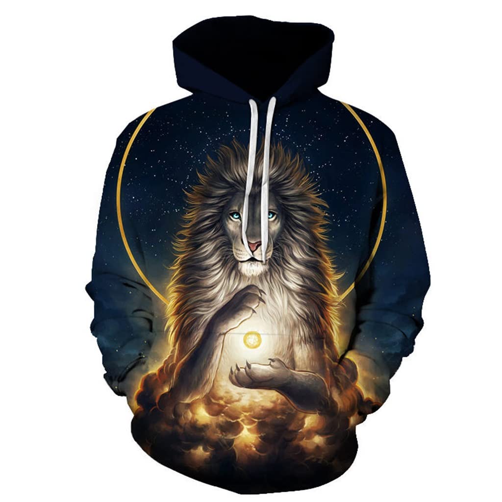MMAXZ Men's Hip Hop Hoodie - Funny 3D Print Plus Size Sweatshirt, Unisex Pullover Tracksuit for Casual Wear (Color: Black, Size: XL) - Perfect for Streetwear, Gym, and Everyday Fashion
