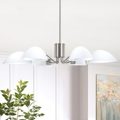 Brushed Nickel Chandelier