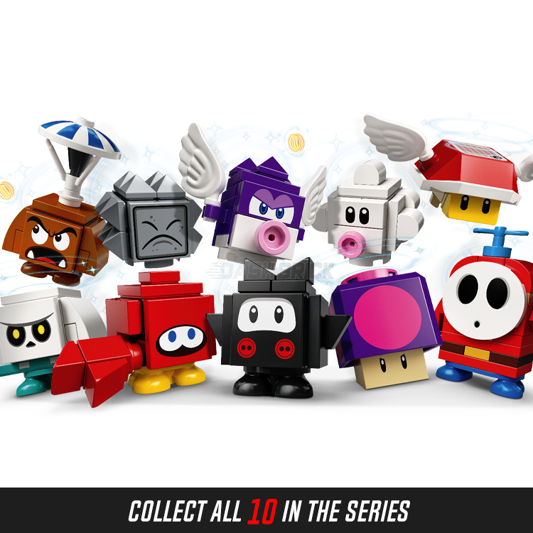 LEGO Super Mario Series 2 Collectible Minifigure - Huckit Crab (1 of 10) | Limited Edition Character for Super Mario Fans | Perfect for Display, Collection & Gaming Scenes