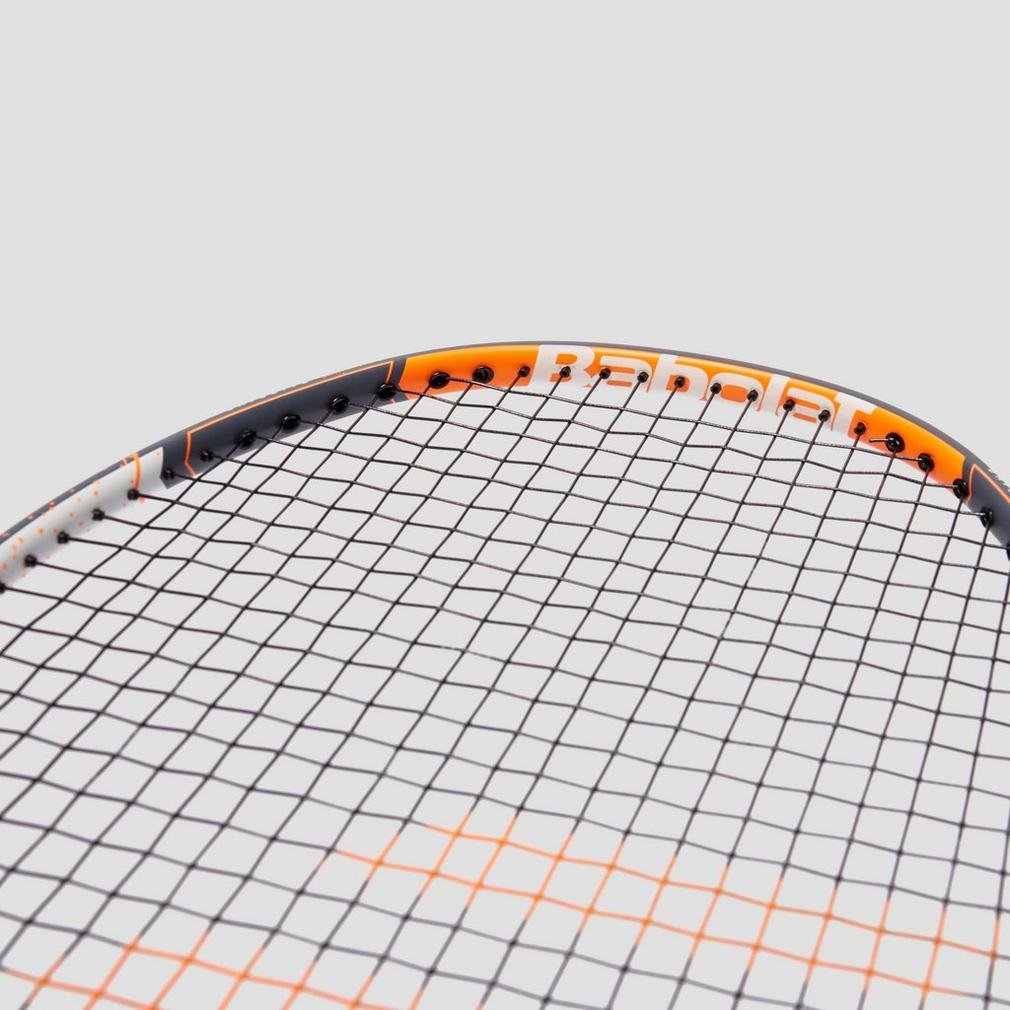 Babolat Satellite Gravity 74 Badminton Racket - Professional Carbon Fiber Shuttlecock Racquet for Adults & Teens - Orange One Size - Perfect for Tournaments & Backyard Play