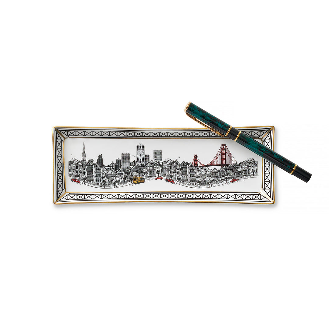 Premium San Francisco Themed Pen Holder - Stylish Desk Organizer for Pens, Pencils & Office Supplies | Perfect for Home, Office & Gift Giving