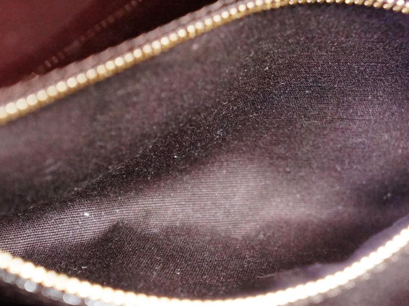 Authentic Pre-Owned Louis Vuitton Vernis Amarante Pochette Sobe Evening Clutch Bag M93728 210173 - Luxury Vintage Handbag for Parties, Weddings & Special Occasions