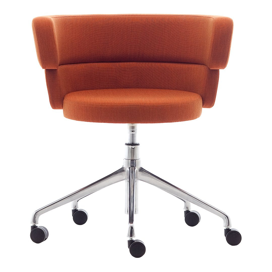 Ergonomic Swivel Office Chair with Gas Lift & Casters - Adjustable Height, 360-Degree Rotation for Home & Office Workspace Comfort