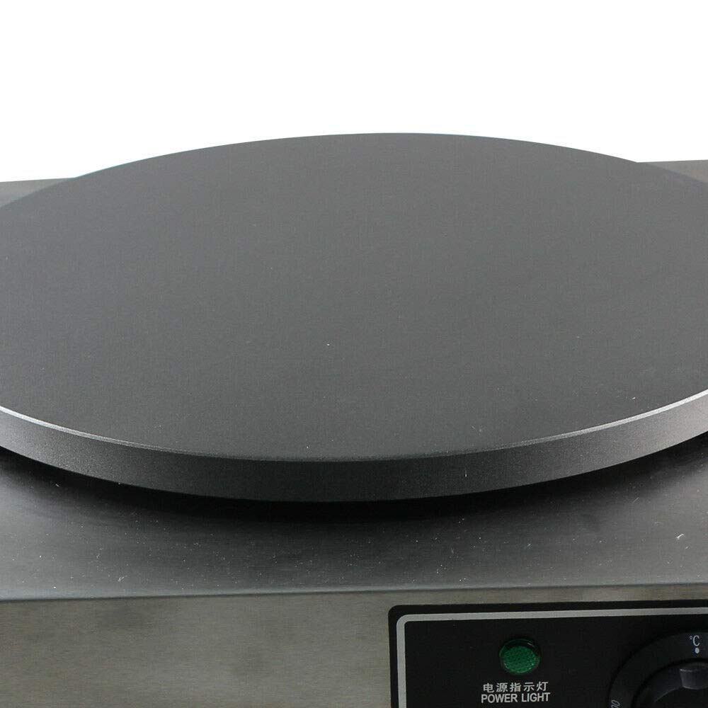 3KW Commercial Electric Crepe Maker Machine - Non-Stick Pancake Maker 110V for Restaurants, Cafes & Breakfast Catering - Perfect for Making Crepes, Pancakes & Flatbreads