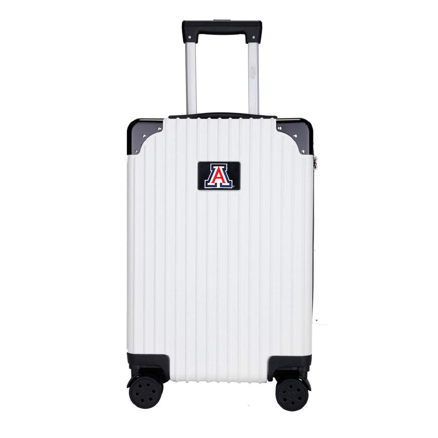 NCAA Two-Tone Premium Carry-On Hardcase Luggage Spinner - Durable Lightweight Suitcase for Travel, Business Trips & Weekend Getaways