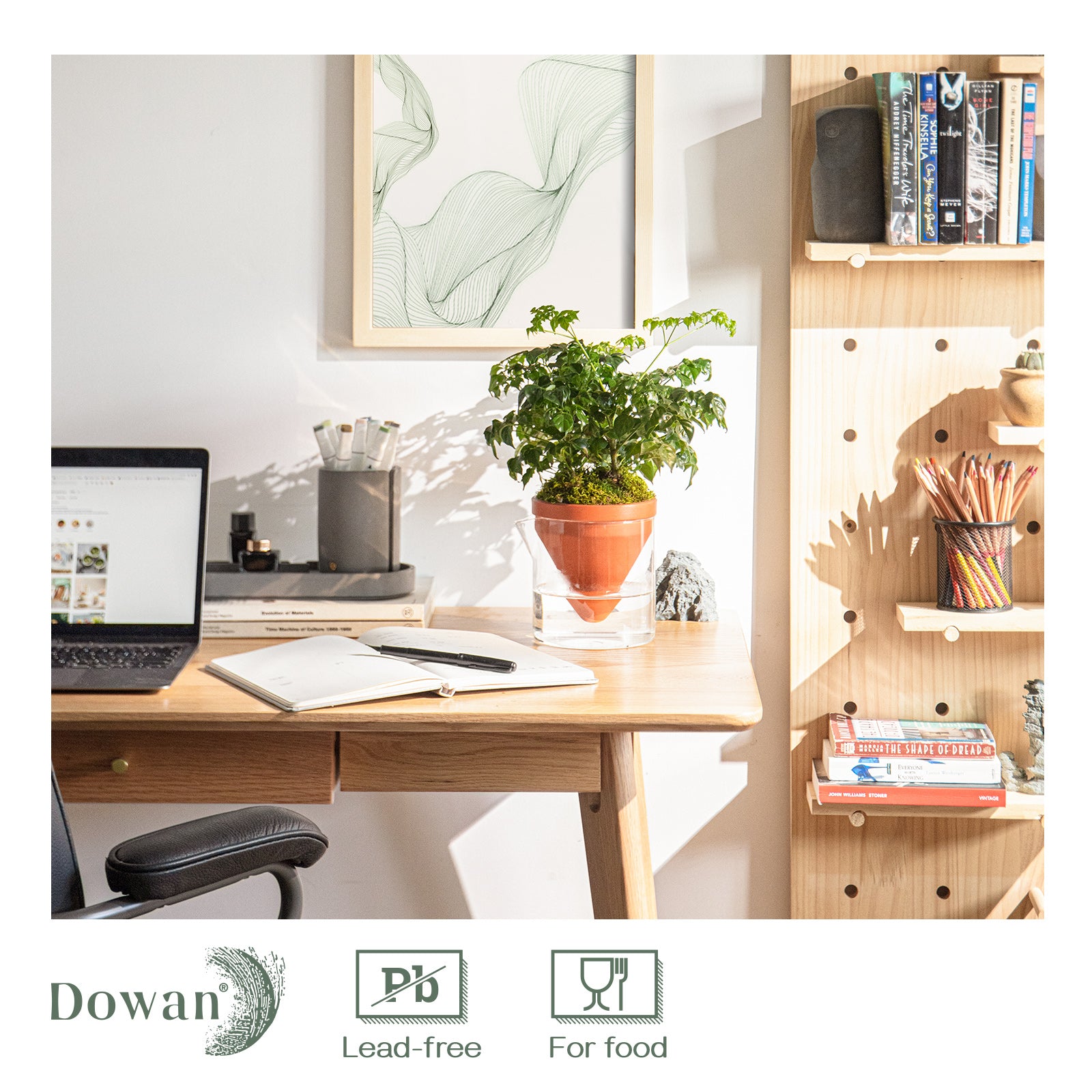 Self Watering Plant Pots for Indoor & Outdoor Plants - Automatic Watering System for Home, Office, Garden - Perfect for Succulents, Herbs, Flowers - Low Maintenance & Stylish Design