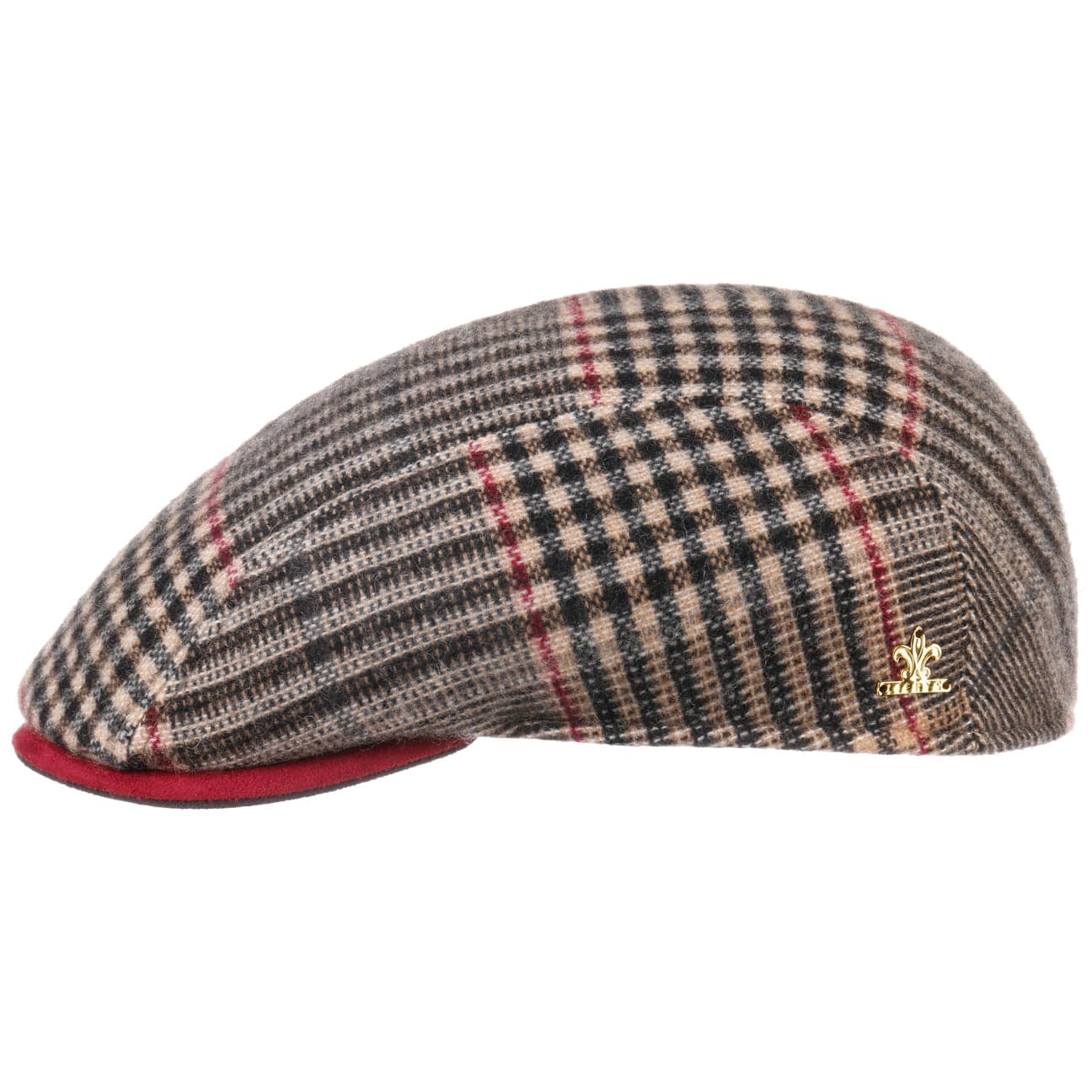 Luxury Robertson Cashmere Flat Cap by Lierys Gold - Premium Wool Winter Hat for Men & Women - Perfect for Outdoor Activities, Travel & Fashion