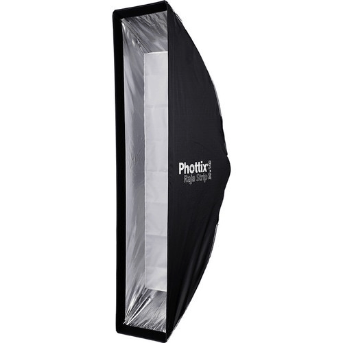 Phottix Raja Strip Softbox 12x55 with Bowens S Mount - Professional Studio Lighting for Portraits & Product Photography