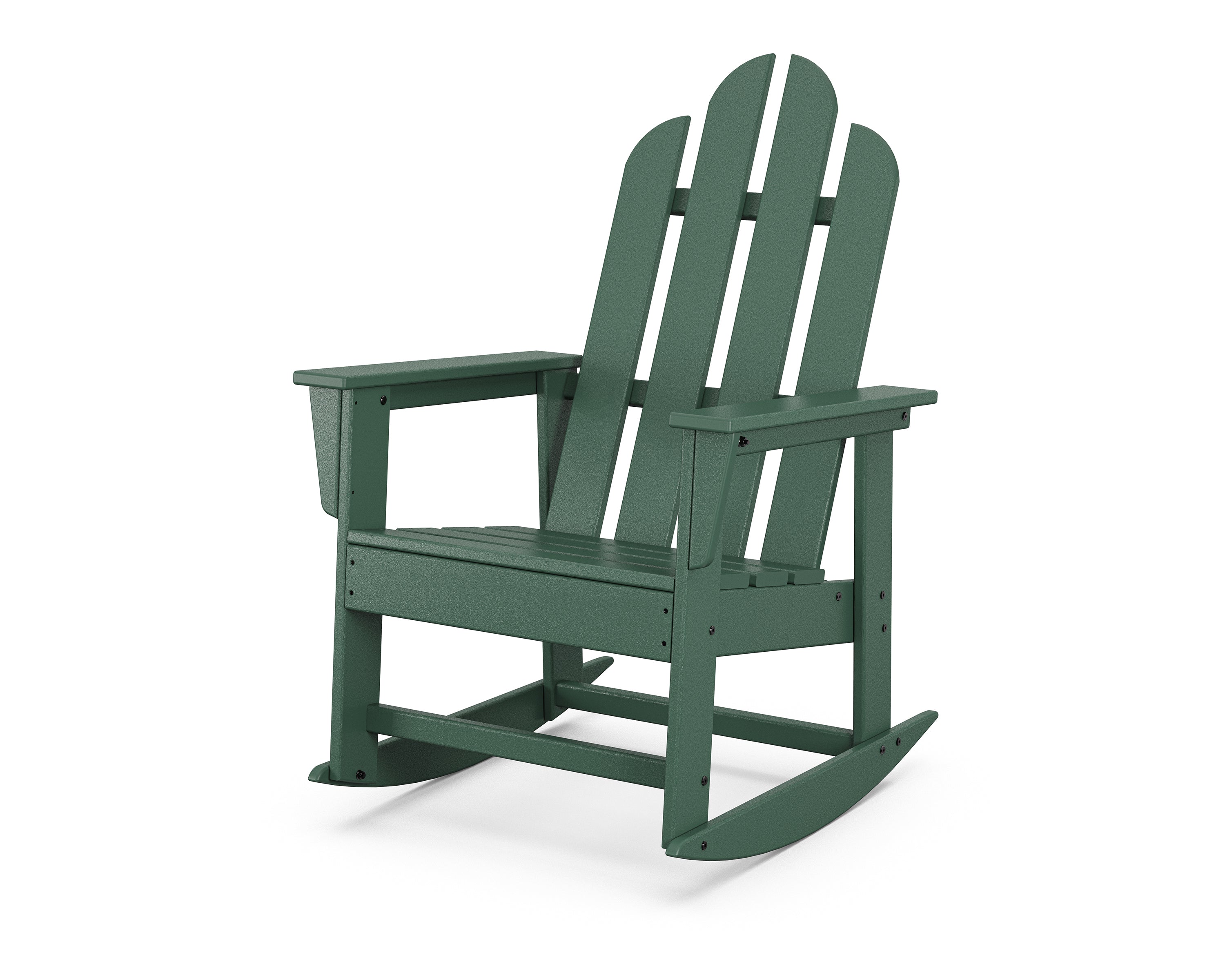 POLYWOOD Long Island Rocking Chair - All-Weather Outdoor Rocking Chair with UV Protection - Perfect for Patio, Garden, Porch & Backyard Relaxation
