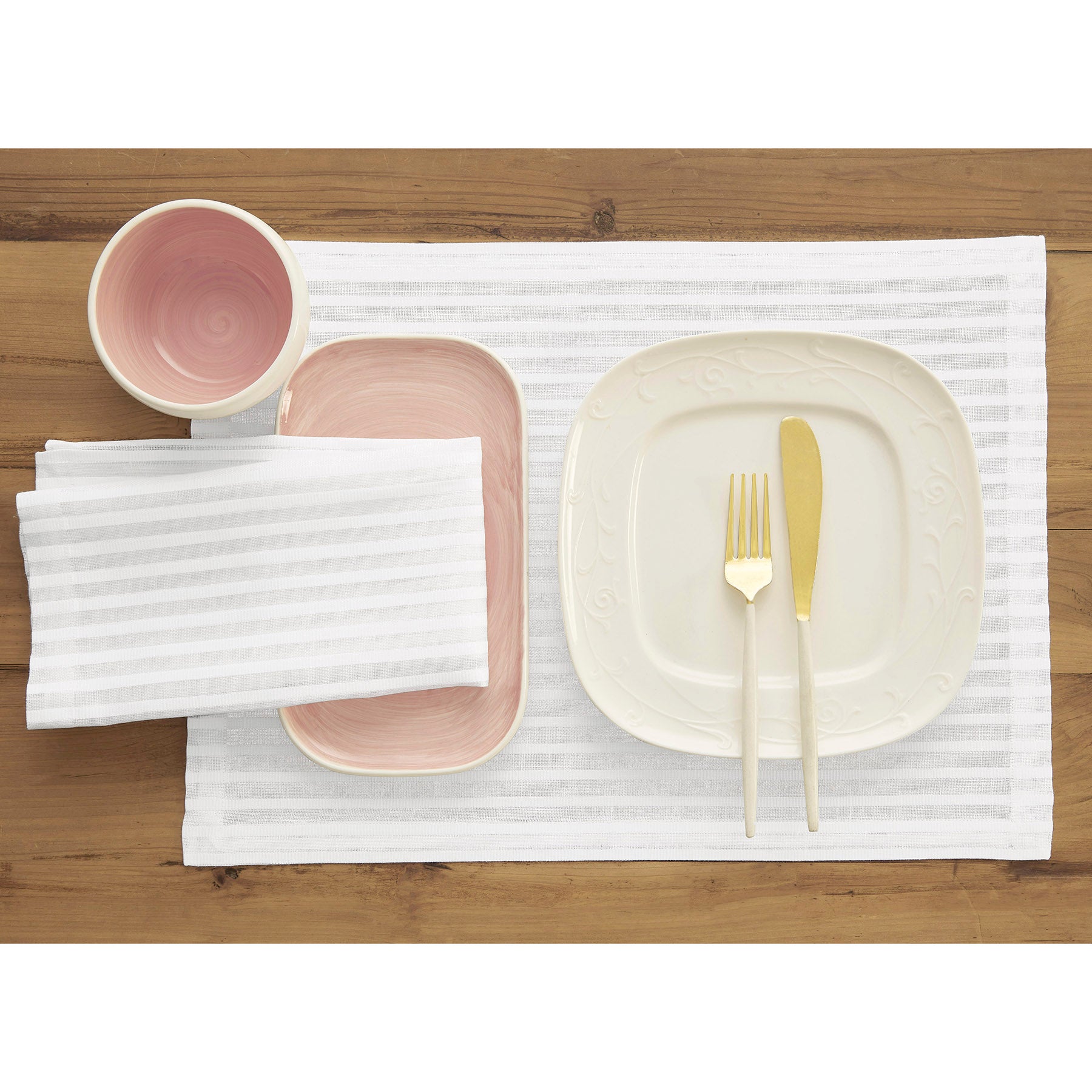 Premium Zoe Placemats Set of 4 - Waterproof & Heat-Resistant Table Mats for Dining, Kitchen, and Party Decor - Elegant Home Tableware Accessories