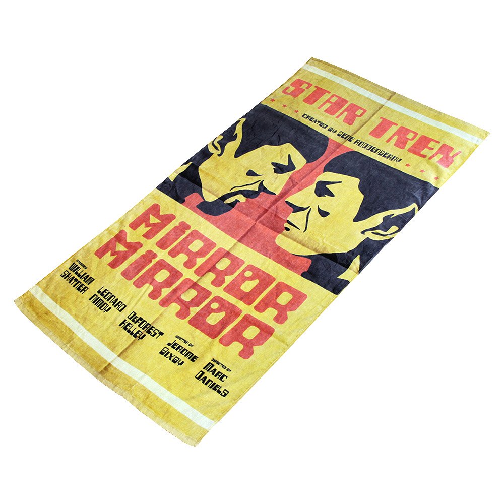Star Trek The Original Series Spock Mirror Universe Cotton Beach Towel - Soft & Absorbent for Pool, Beach, Gym, and Travel - Officially Licensed Merchandise