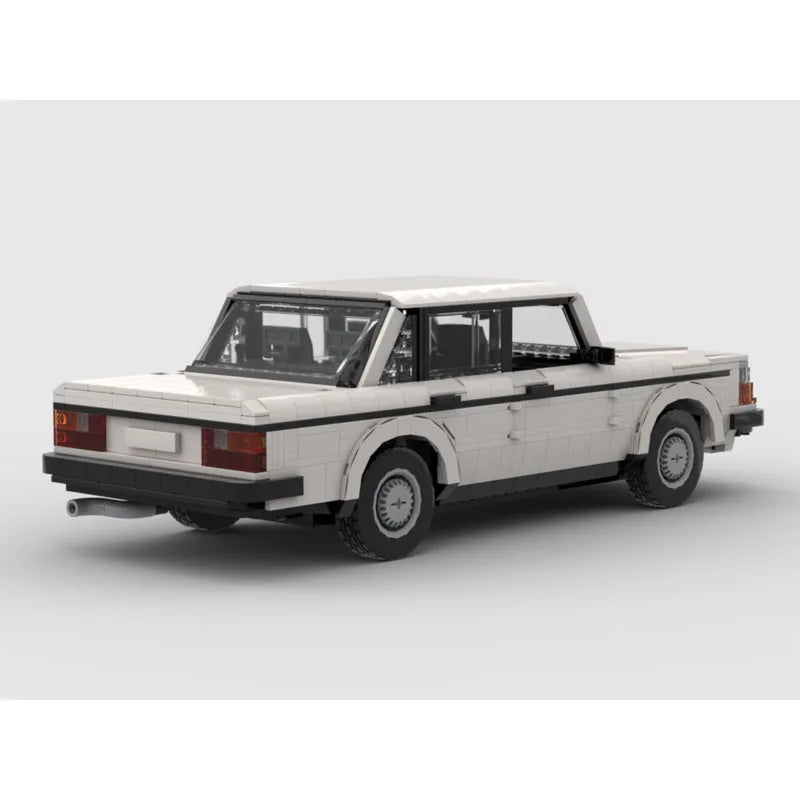 1711pcs MOC 155929 Volvo 240 Sedan Building Blocks Set - DIY Car Model Kit for Adults & Teens - Perfect for Home Decoration, Gift & Collector's Display